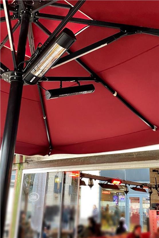 Hottable Classic Duvar Tipi Dış Mekan İnfrared Isıtıcı 2000 Watt