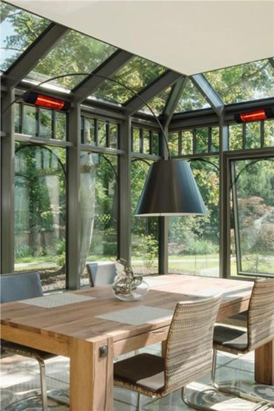 Hottable Classic Duvar Tipi Dış Mekan İnfrared Isıtıcı 2000 Watt