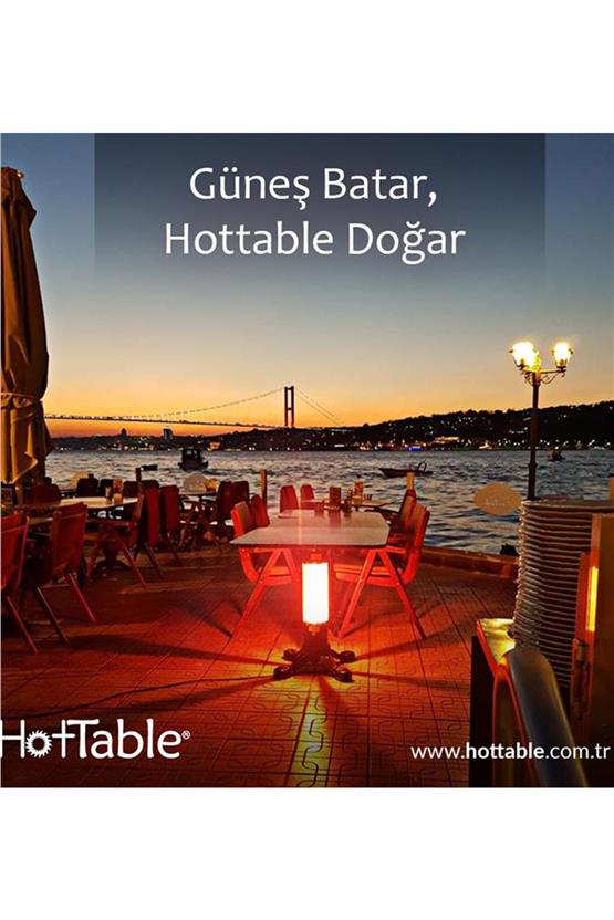 Hottable Isıtıcılı Masa Ayağı Tekno 1500 Watt 7000 Saat Lamba Ömrü