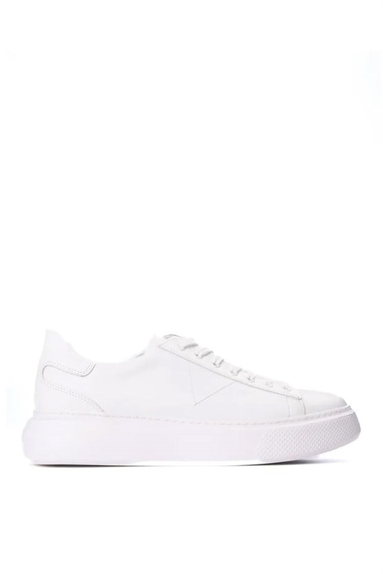 Ilkbey 53 Beyaz Beyaz Mrd Derı Casual Ayakkabı