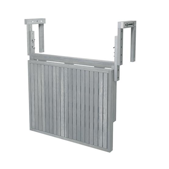 İnterbuild Toronto Katlanır ve Ayarlanabilir Balkon Masası Alaca Gri - 673831