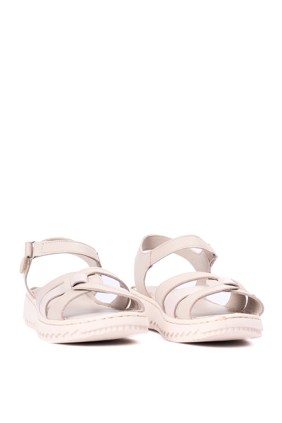 İrem 10 500 Sılver Kadın Derı Sandalet