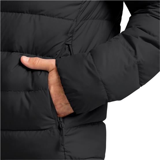 Jack Wolfskın 1207671-6000 Black Ather Down Hoody M Rds Erkek Outdoor Mont