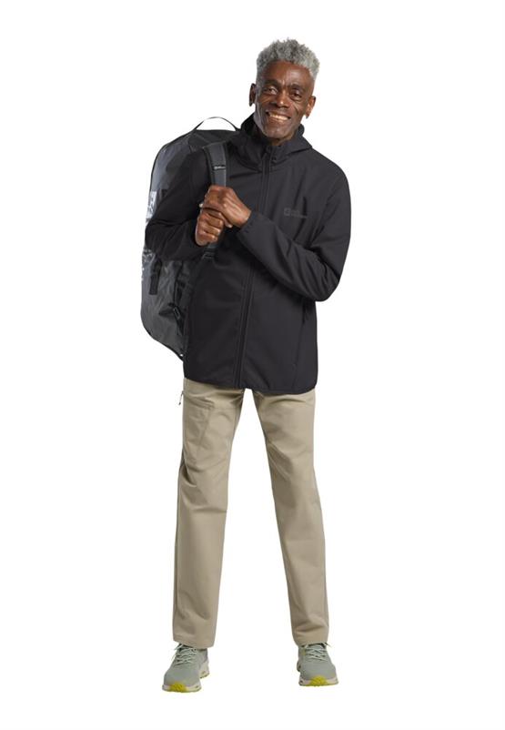 Jack Wolfskın 1307471-6000 Black Bornberg Hoody M Erkek Softshell Mont