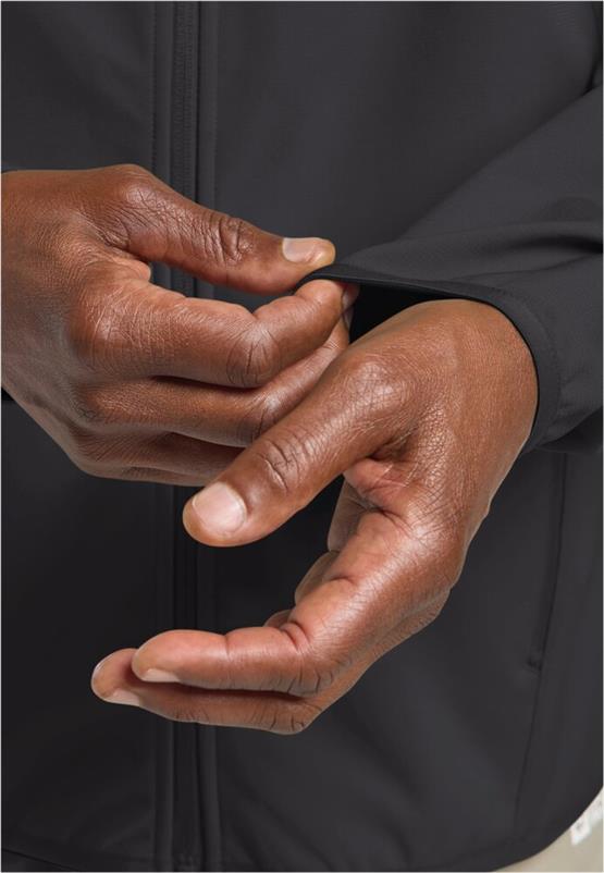 Jack Wolfskın 1307471-6000 Black Bornberg Hoody M Erkek Softshell Mont