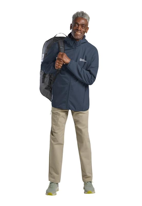 Jack Wolfskın 1307471-C0412 Mıdnıght Sky Bornberg Hoody M Erkek Softshell Mont