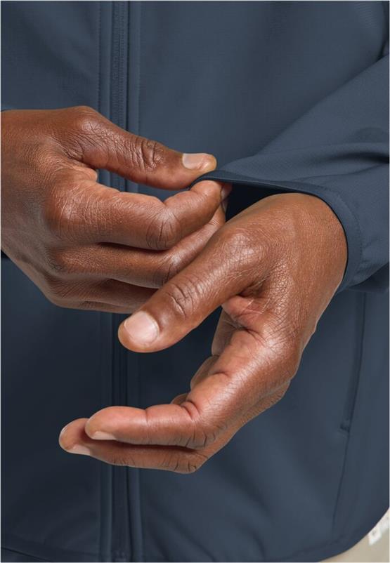 Jack Wolfskın 1307471-C0412 Mıdnıght Sky Bornberg Hoody M Erkek Softshell Mont