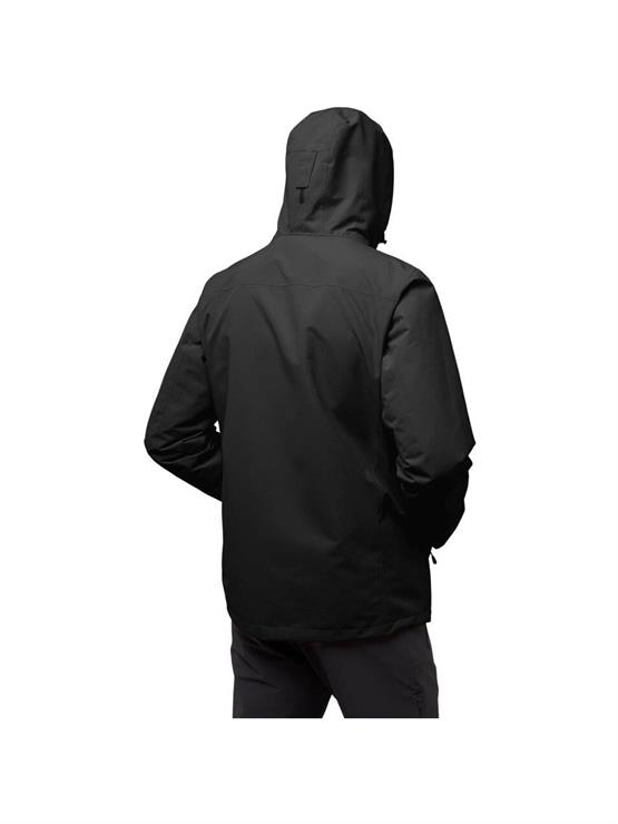 Jack Wolfskın A61864-6000 Black Altenberg 3In1 Jkt M Erkek Outdoor Mont