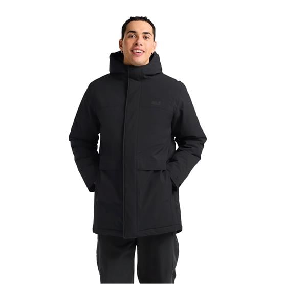 Jack Wolfskın A65022-6000 Black Cold Camp Coat M Erkek Outdoor Mont