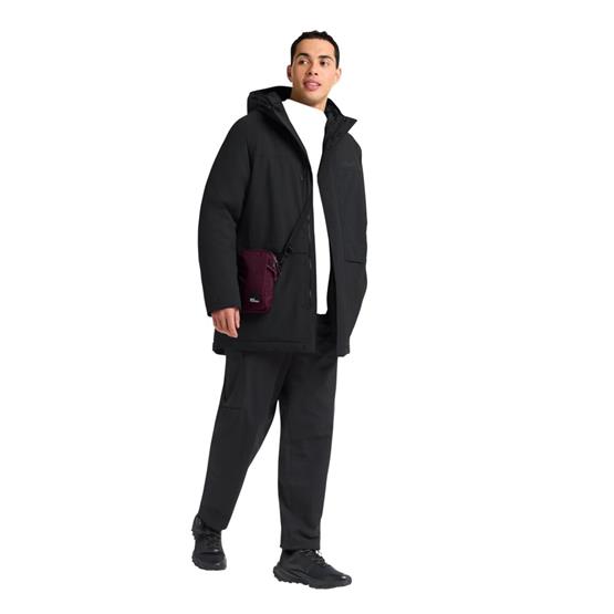 Jack Wolfskın A65022-6000 Black Cold Camp Coat M Erkek Outdoor Mont