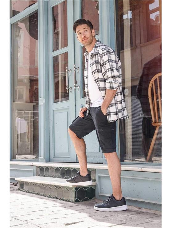 Jump Ja122233121Ct 22233 C Black/Whıte Mrd Sneaker Ayakkabı