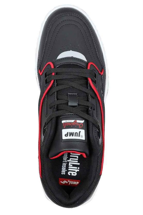 Jump Ja228520121Gt Siyah Beyaz Kırmızı Grs Havuz Taban Sneaker Ayakkabı