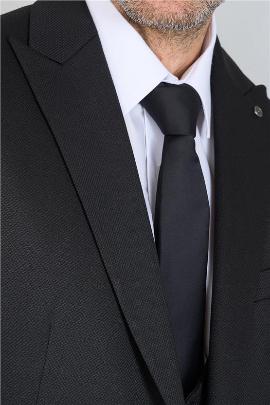 Kagi Brıstol Siyah Yeleklı Takım Elbıse