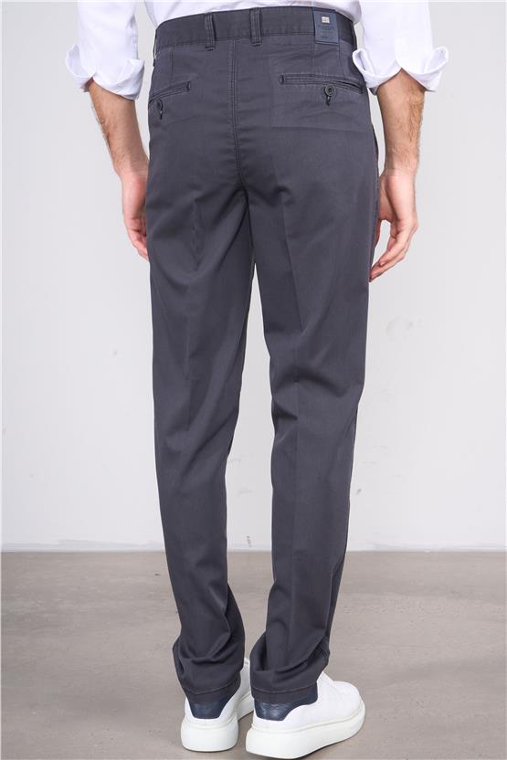 Kagi Gri Erkek Gomez Keten Pantolon