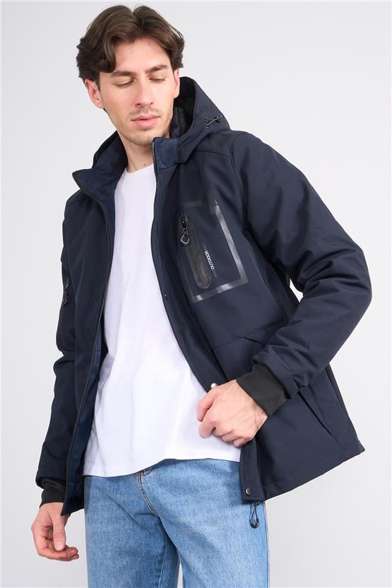 Kagı K26 20011 Lacivert Erkek Soft Shell Mont