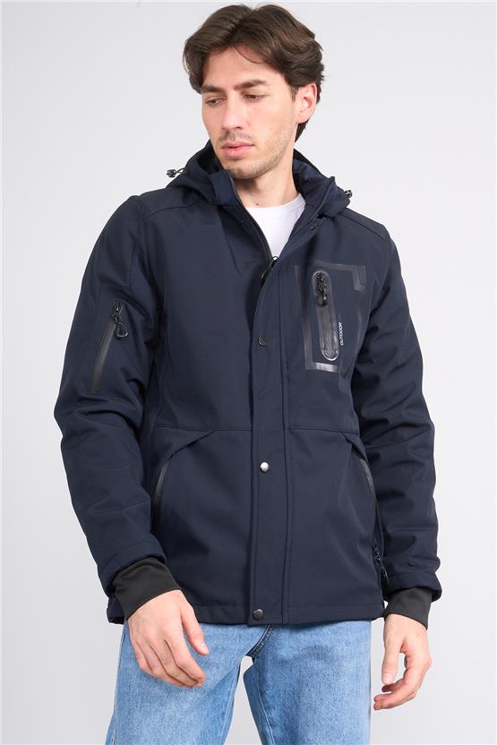 Kagı K26 20011 Lacivert Erkek Soft Shell Mont