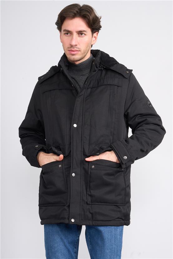 Kagı K26 25031 Siyah Erkek Gabardın Mont
