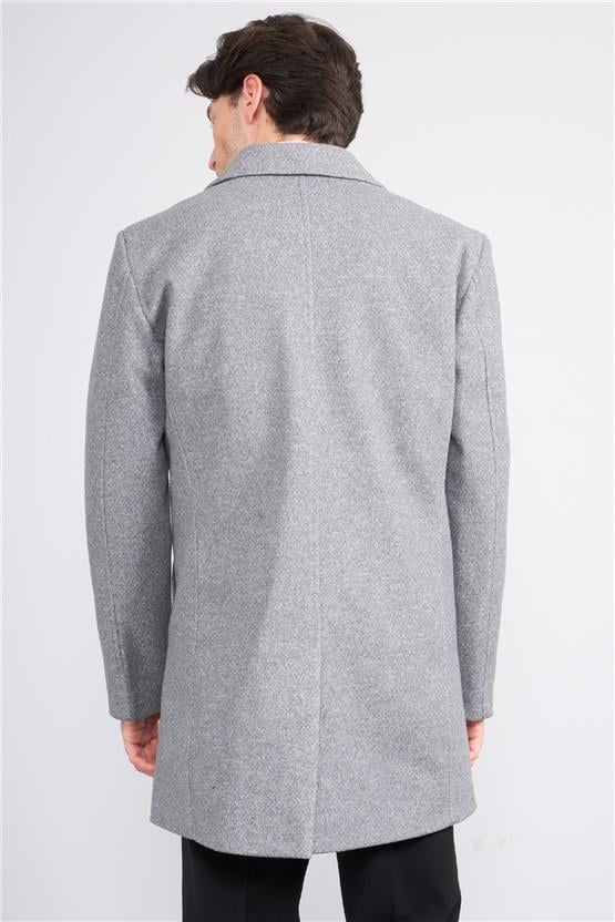 Kagı 2508 Gri Erkek Mono Yaka Kase Kaban