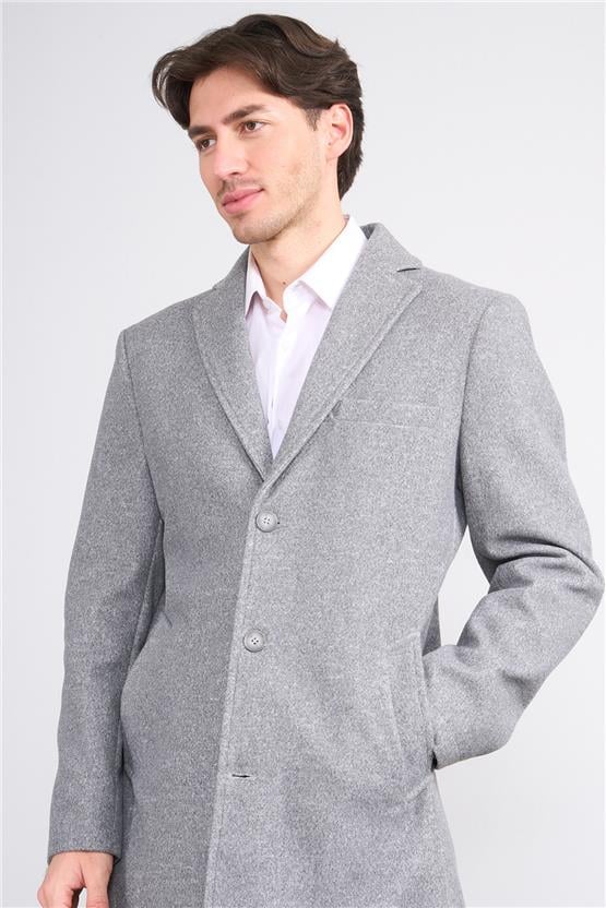 Kagı 2508 Gri Erkek Mono Yaka Kase Kaban