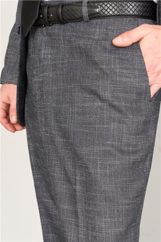 Kagi Lacivert Erkek Pamuk Polyester Corsıca 4 Drop Klasik Takım