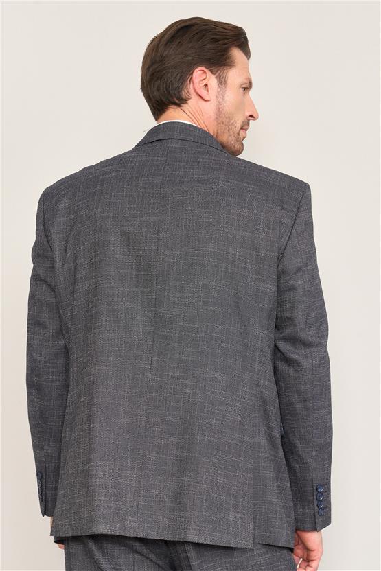 Kagi Lacivert Erkek Pamuk Polyester Corsıca 4 Drop Klasik Takım