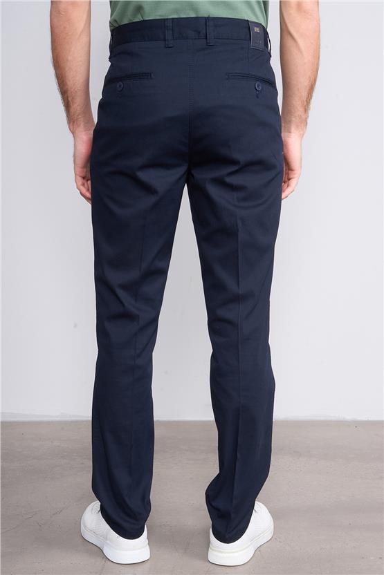 Kagi Lacivert Erkek Samara Keten Pantolon