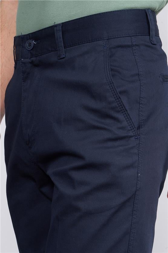 Kagi Lacivert Erkek Samara Keten Pantolon