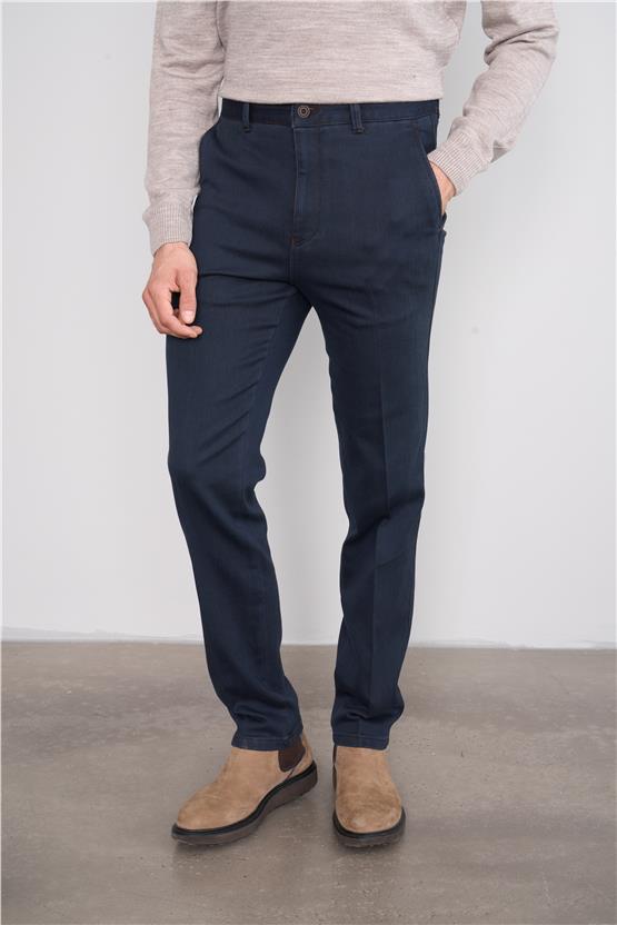 Kagi Mılano Mavi Tencel Pantolon