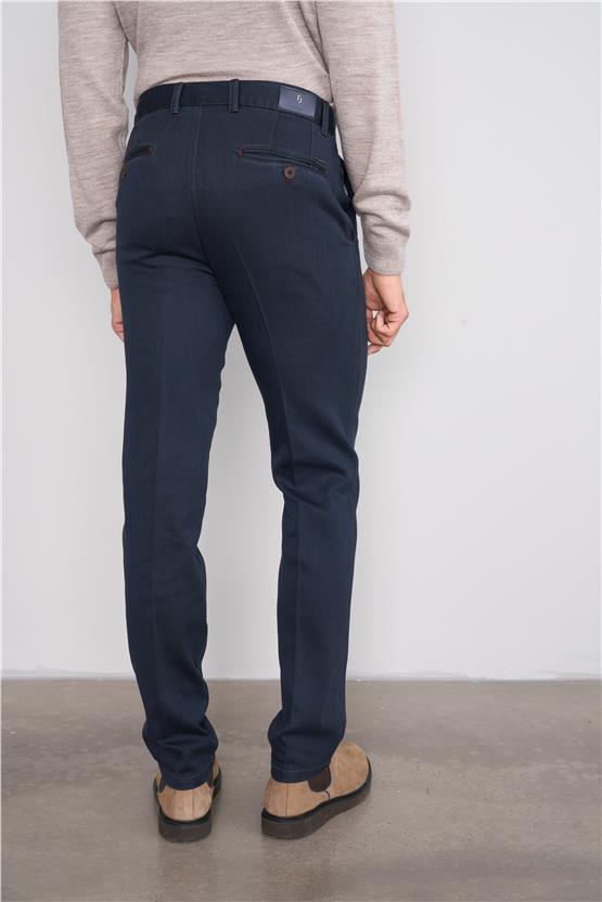 Kagi Mılano Mavi Tencel Pantolon