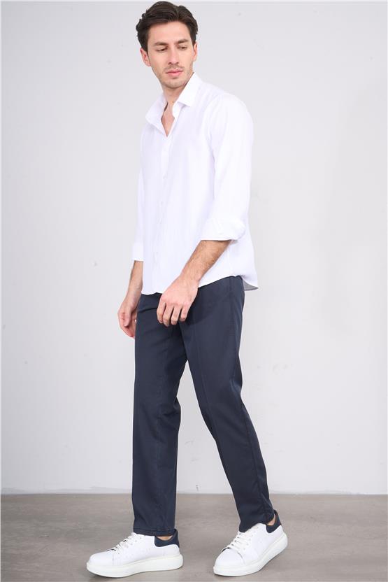 Kagi Siyah Erkek Gomez Keten Pantolon