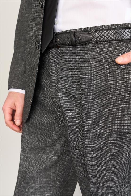 Kagi Siyah Erkek Pamuk Polyester Corsıca 4 Drop Klasik Takım