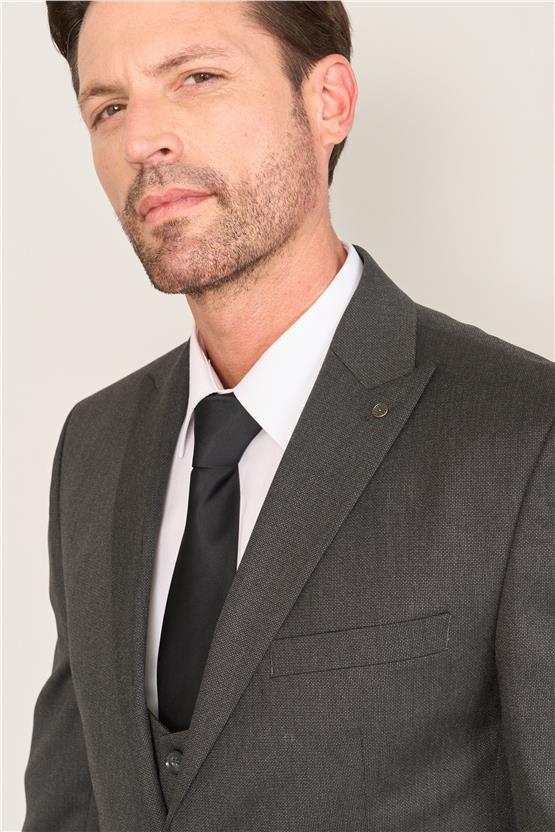 Kagi Siyah Erkek Pamuk Polyester Roma Yelekli Takım