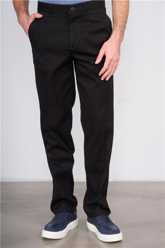 Kagi Siyah Erkek Ruby Keten Pantolon
