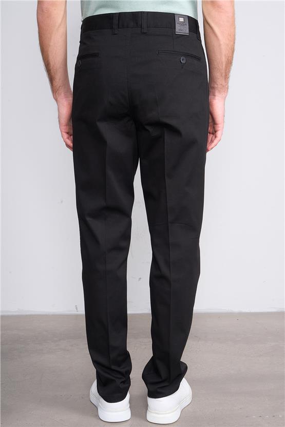 Kagi Siyah Erkek Samara Keten Pantolon