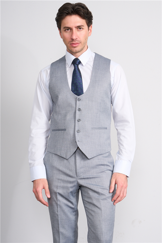 Kagi Vizon Erkek Pamuk Polyester Parma Yelekli Takım