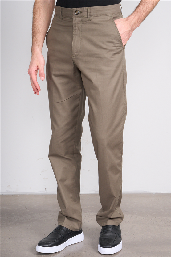 Kagi Y26 Cordoba Keten Pantolon Haki
