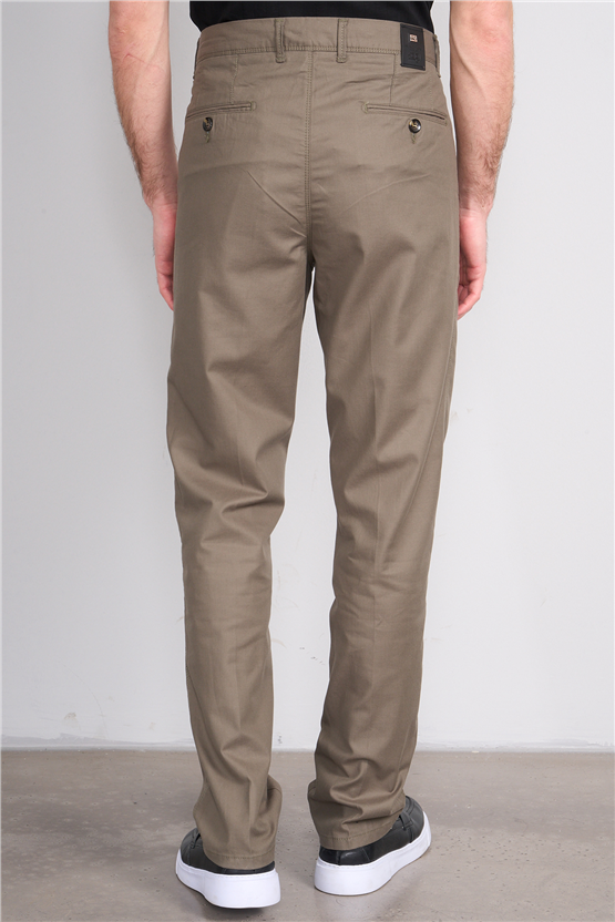 Kagi Y26 Cordoba Keten Pantolon Haki