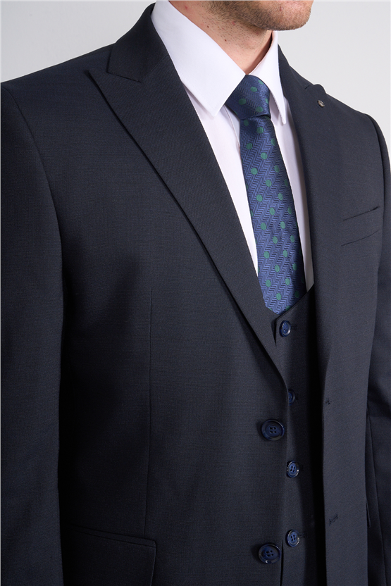 Kagi Y26 Eyfel Slim Fit Yelekli Takım Elbise Lacivert