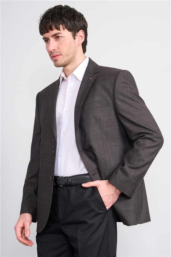 Kagi Y26 Optima 4 Drop Klasik Ceket Kahverengi