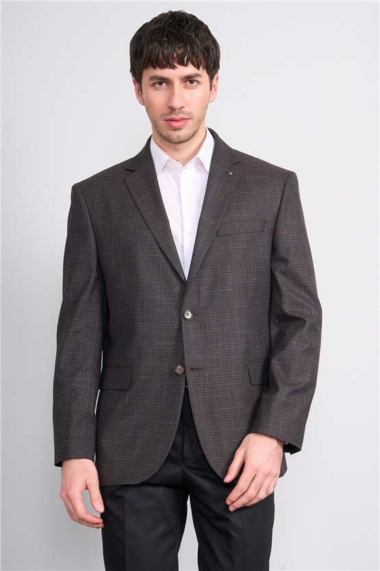 Kagi Y26 Optima 4 Drop Klasik Ceket Kahverengi