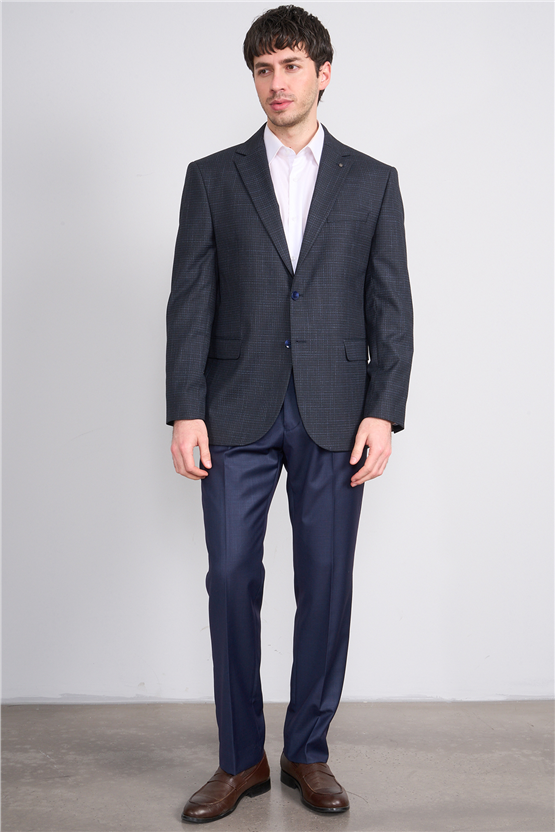 Kagi Y26 Optima 4 Drop Klasik Ceket Lacivert