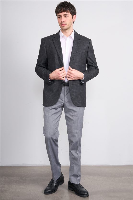 Kagi Y26 Optima 4 Drop Klasik Ceket Siyah