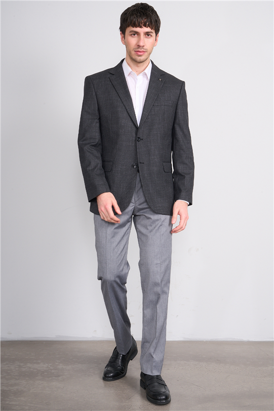 Kagi Y26 Optima 4 Drop Klasik Ceket Siyah