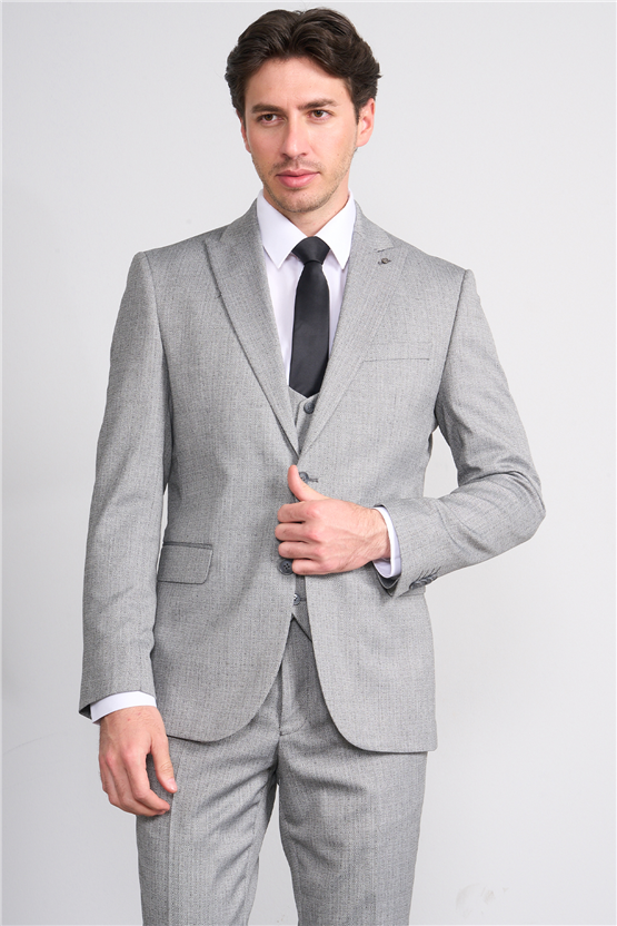 Kagi Y26 Ramırez Slim Fit Yelekli Takım Elbise Siyah