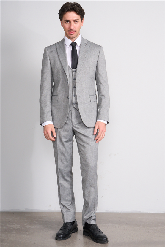 Kagi Y26 Ramırez Slim Fit Yelekli Takım Elbise Siyah