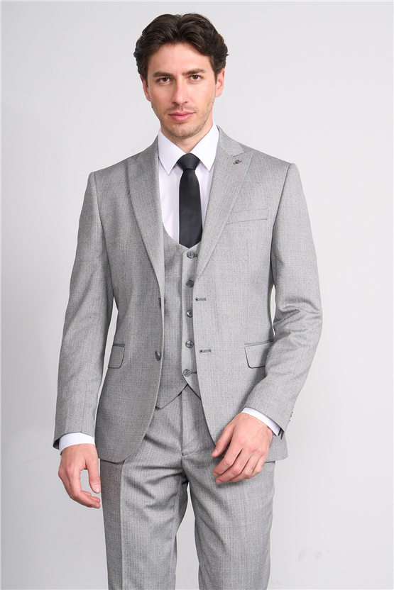 Kagi Y26 Ramırez Slim Fit Yelekli Takım Elbise Siyah