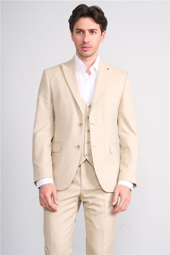 Kagi Y26 Ramırez Slim Fit Yelekli Takım Elbise Vizon