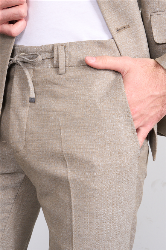 Kagi Y26 Sırıus Kruvaze Slim Fit Takım Elbise Vizon
