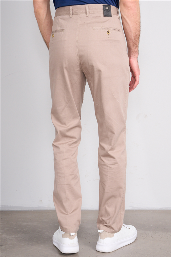 Kagi Y26 Toledo Keten Pantolon Bej