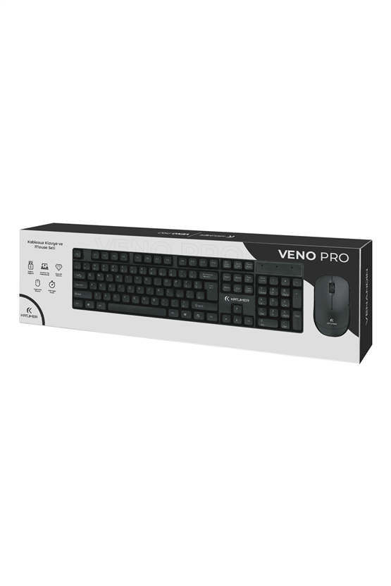 KATJMER KMSVN-002 Veno Pro Klavye Mouse Seti